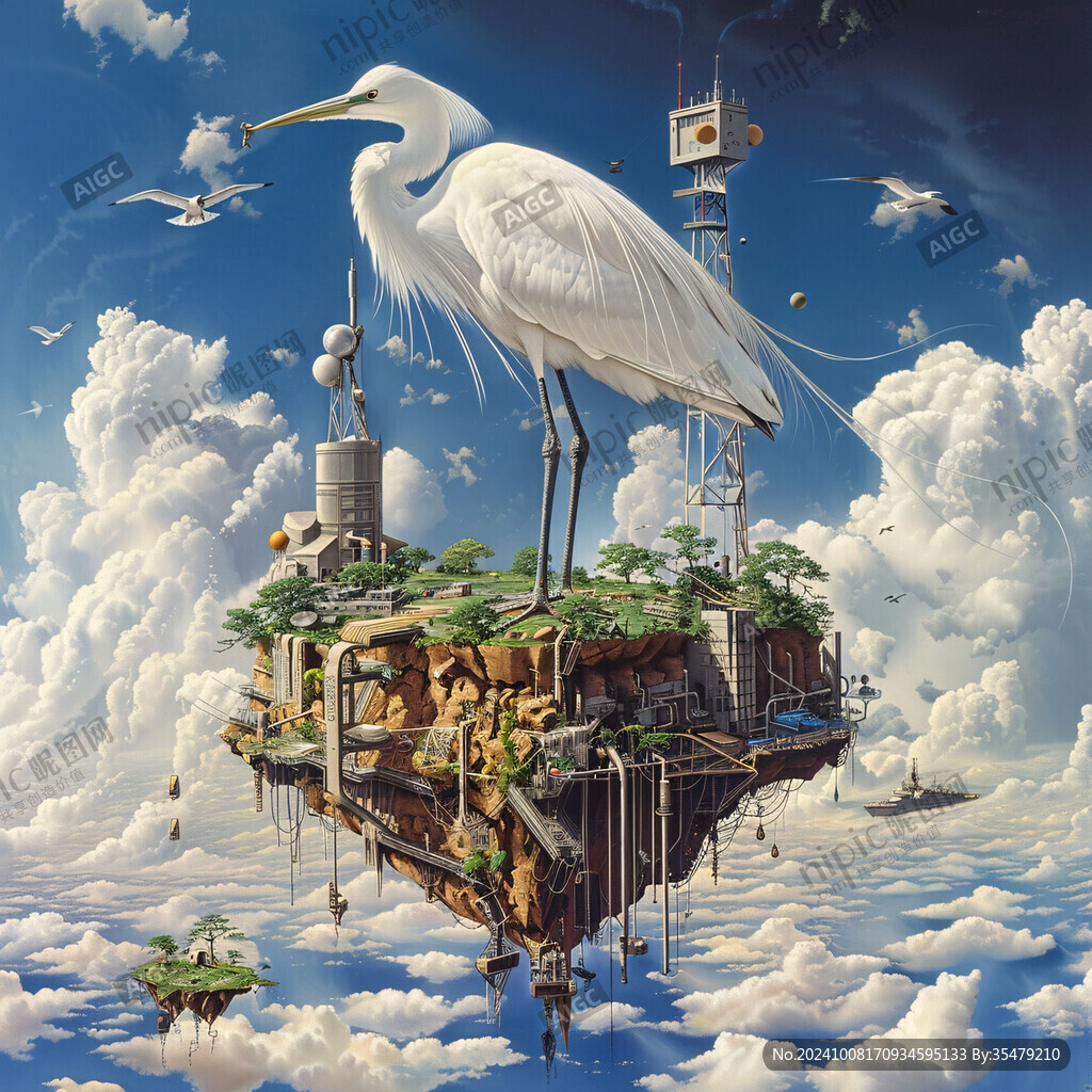 浮游岛天空之城