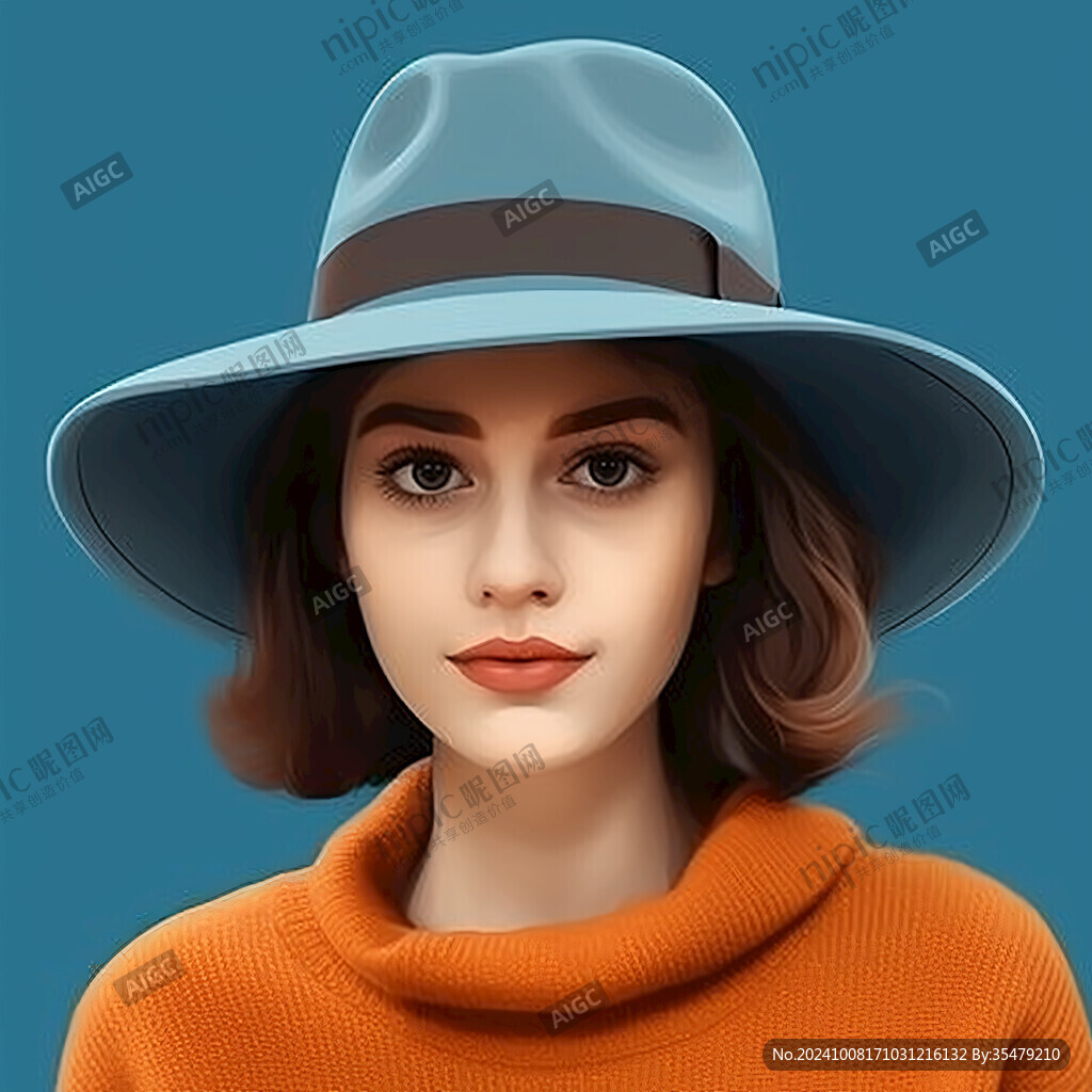 写实人物插画
