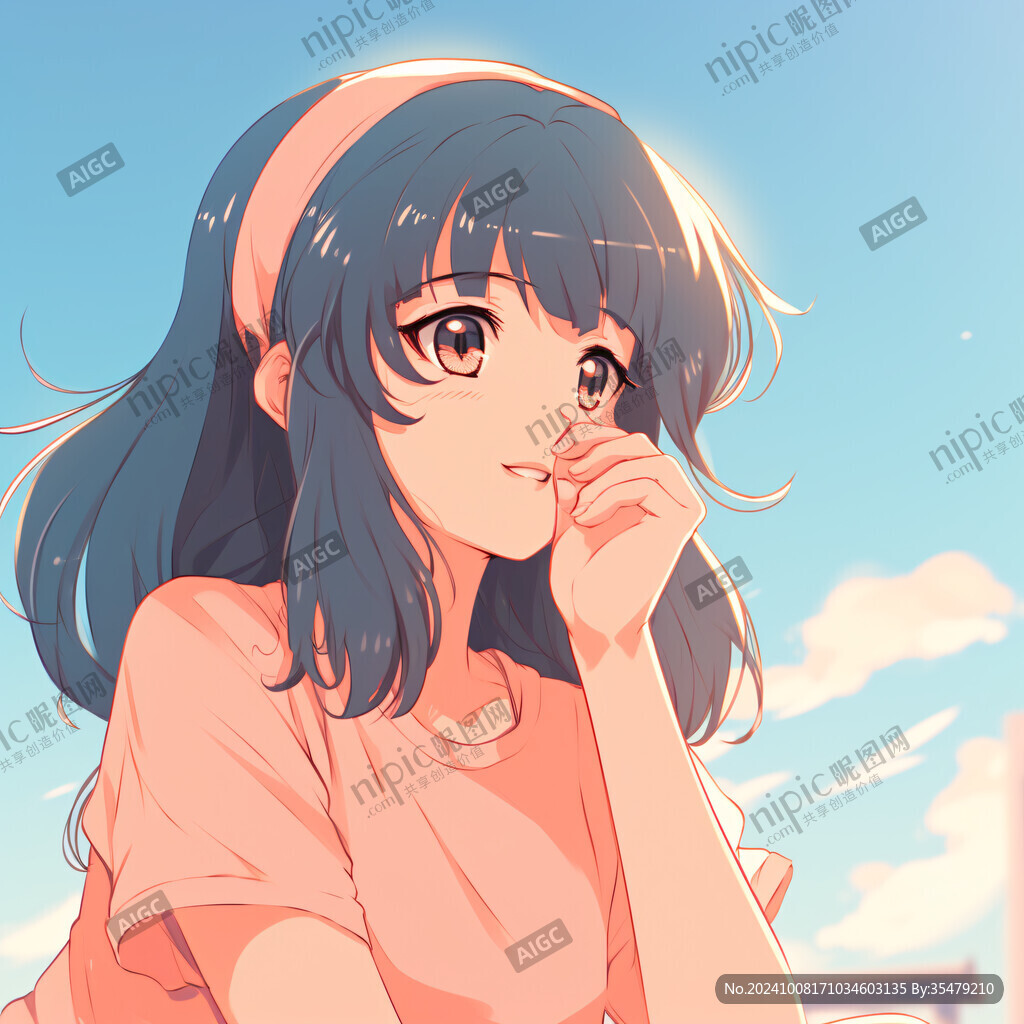 板绘少女