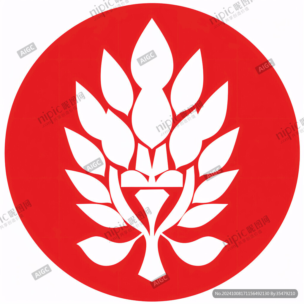 麦穗小人标志
