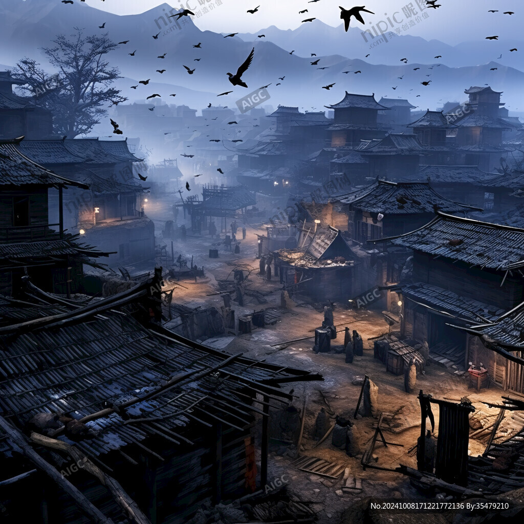 古代繁华夜市