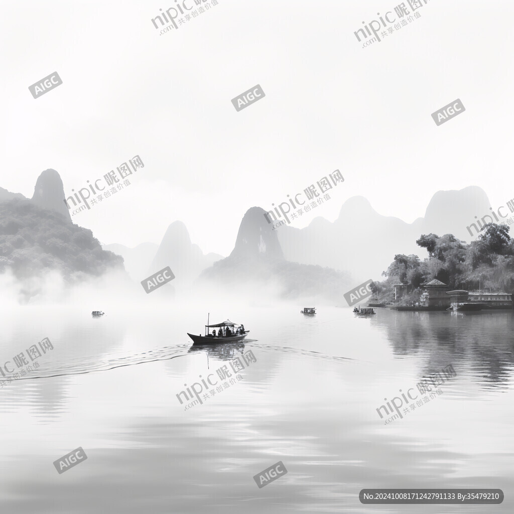 水墨漓江