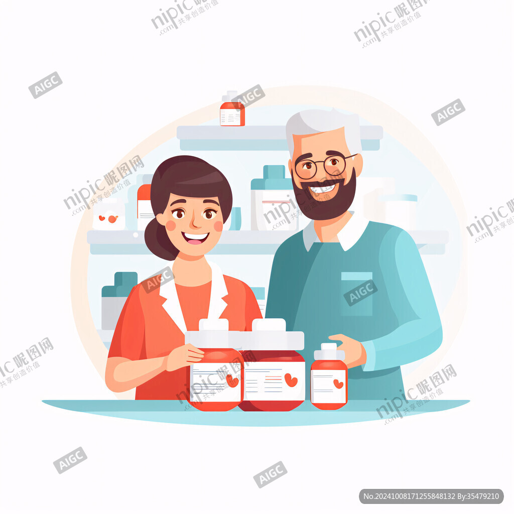 药企卡通