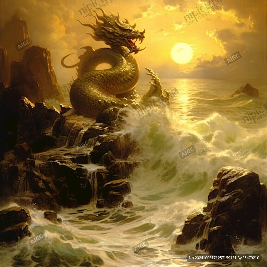 龙和江崖海水
