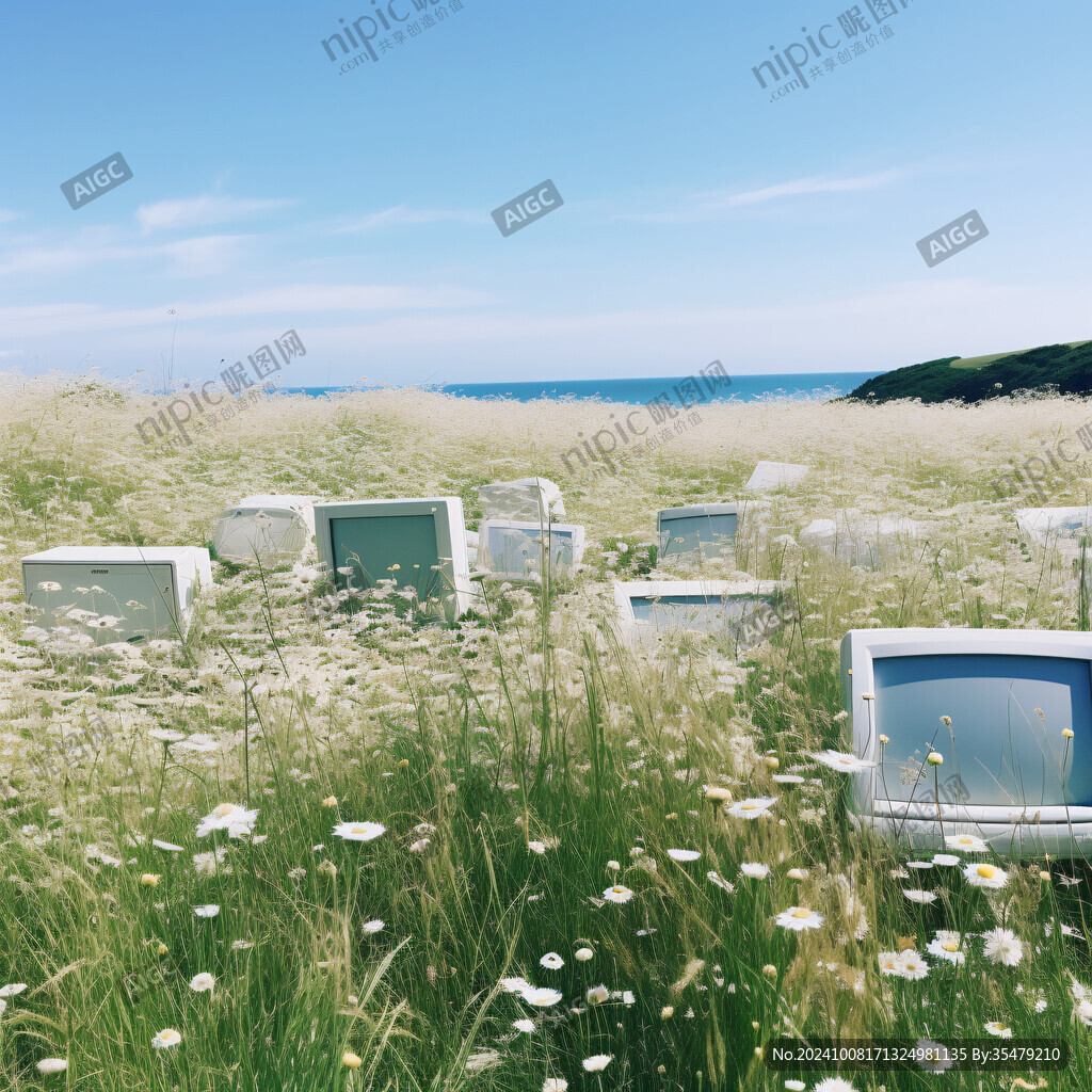 海边野花遍地