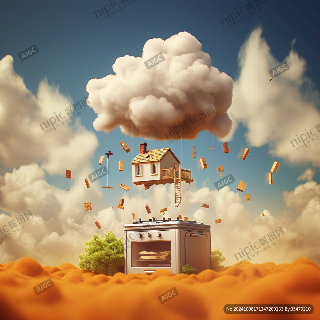 食品类目创意空间合成