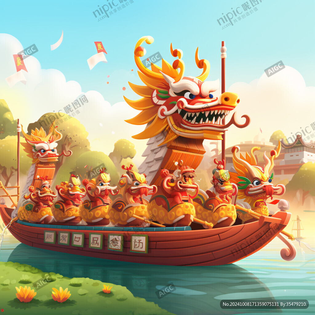 国潮赛龙舟