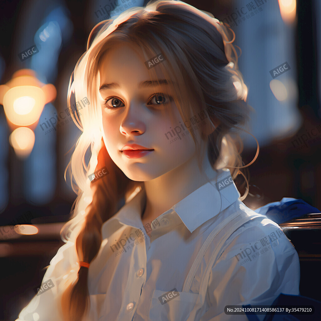 写实人物插画
