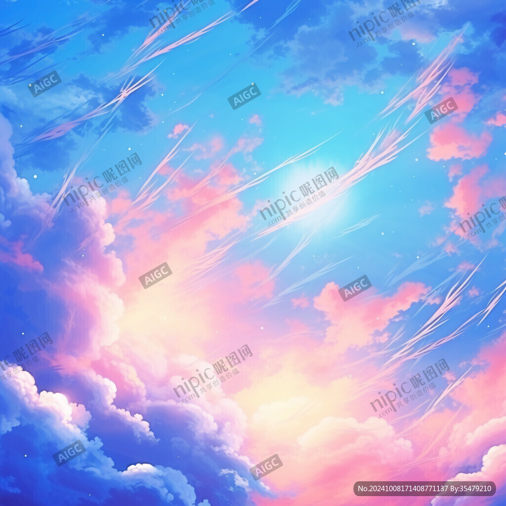 创意插画天空