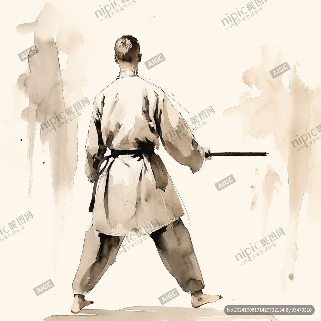 武术武道插画