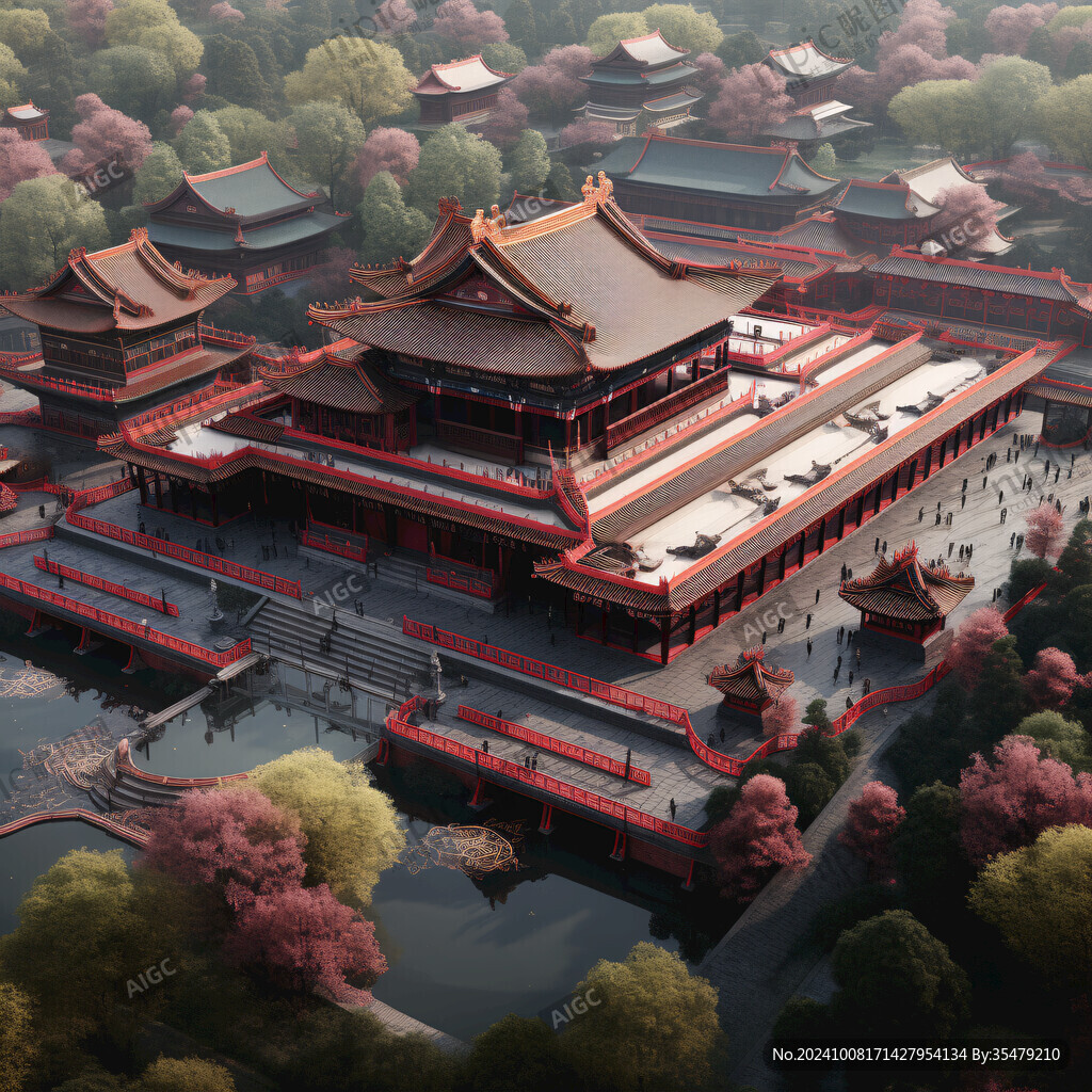 宫殿古代建筑亭台楼阁