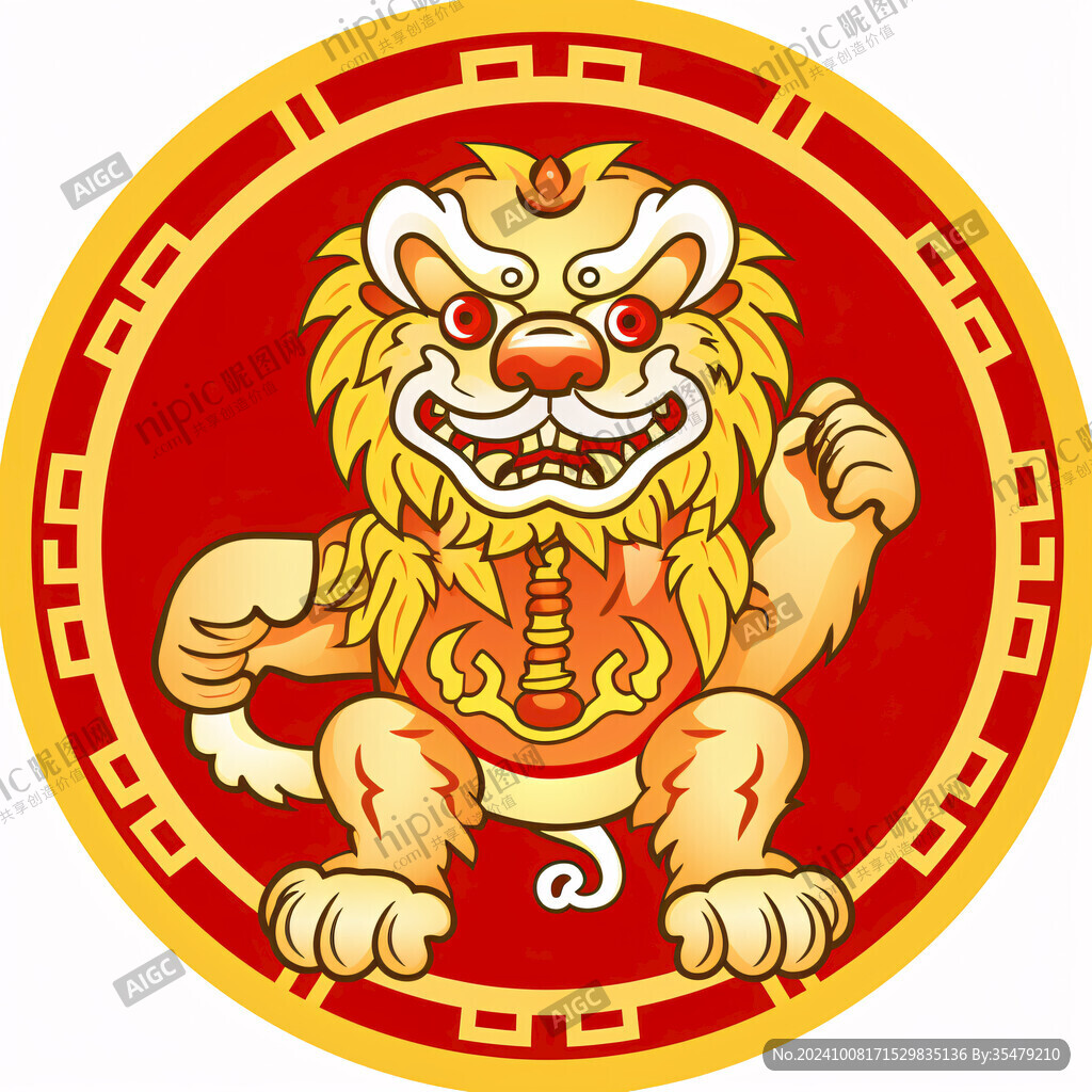 醒狮卡通形象