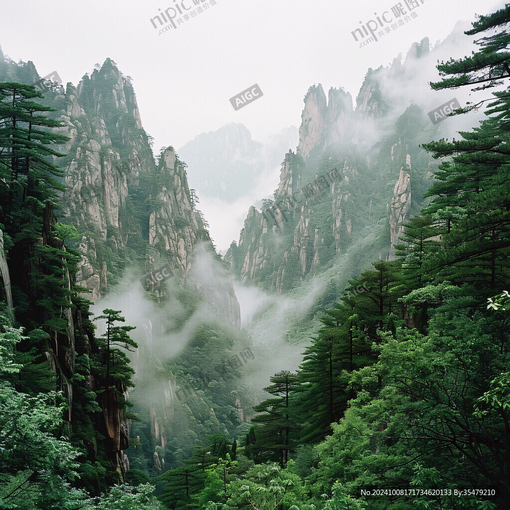 雨后三清山