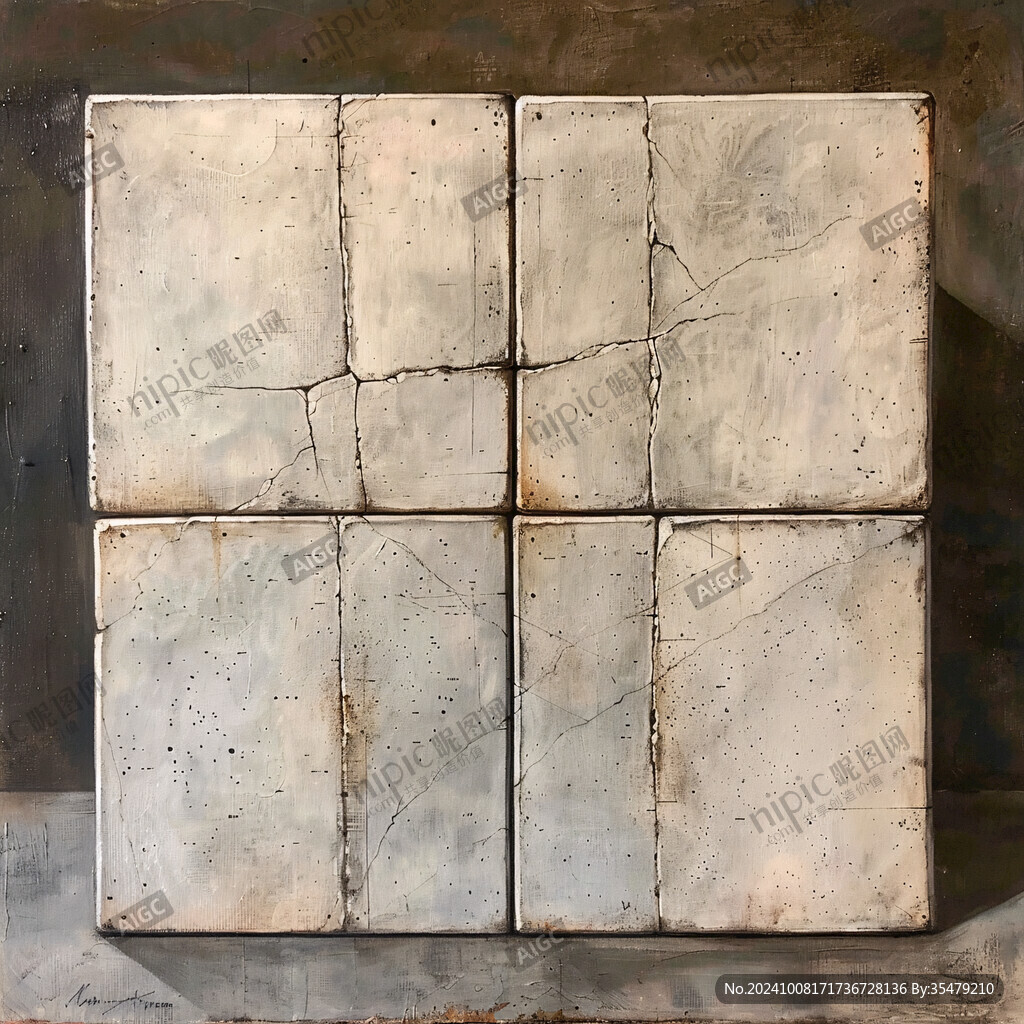 破旧抽屉板画