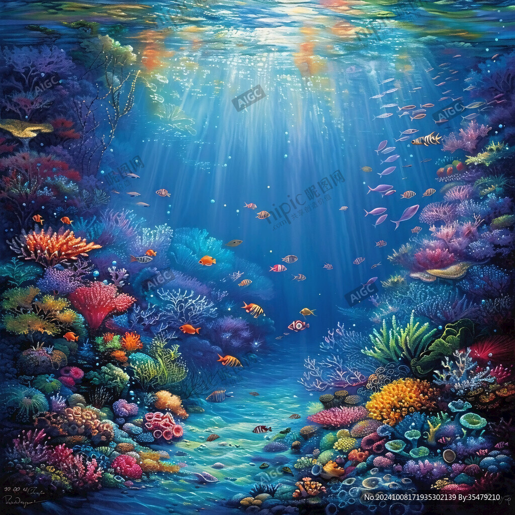 立体画海底立体画