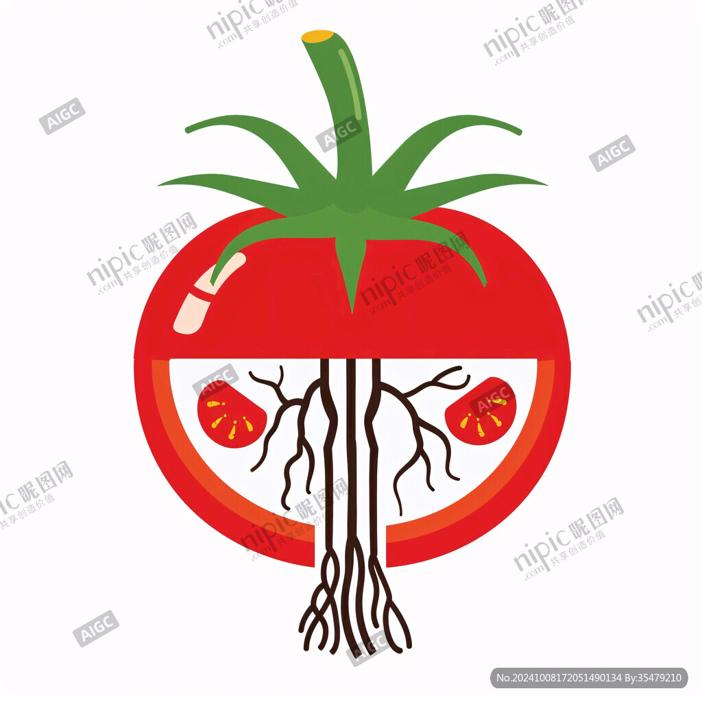 番茄logo设计