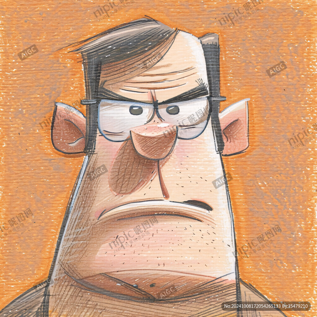 卡通写实漫画人物