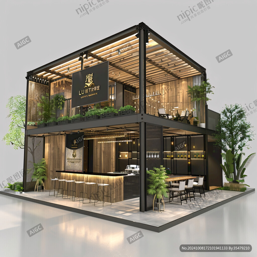 咖啡厅饮品店外观设计