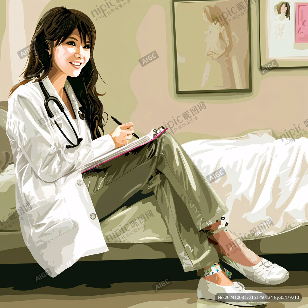 女医生插画