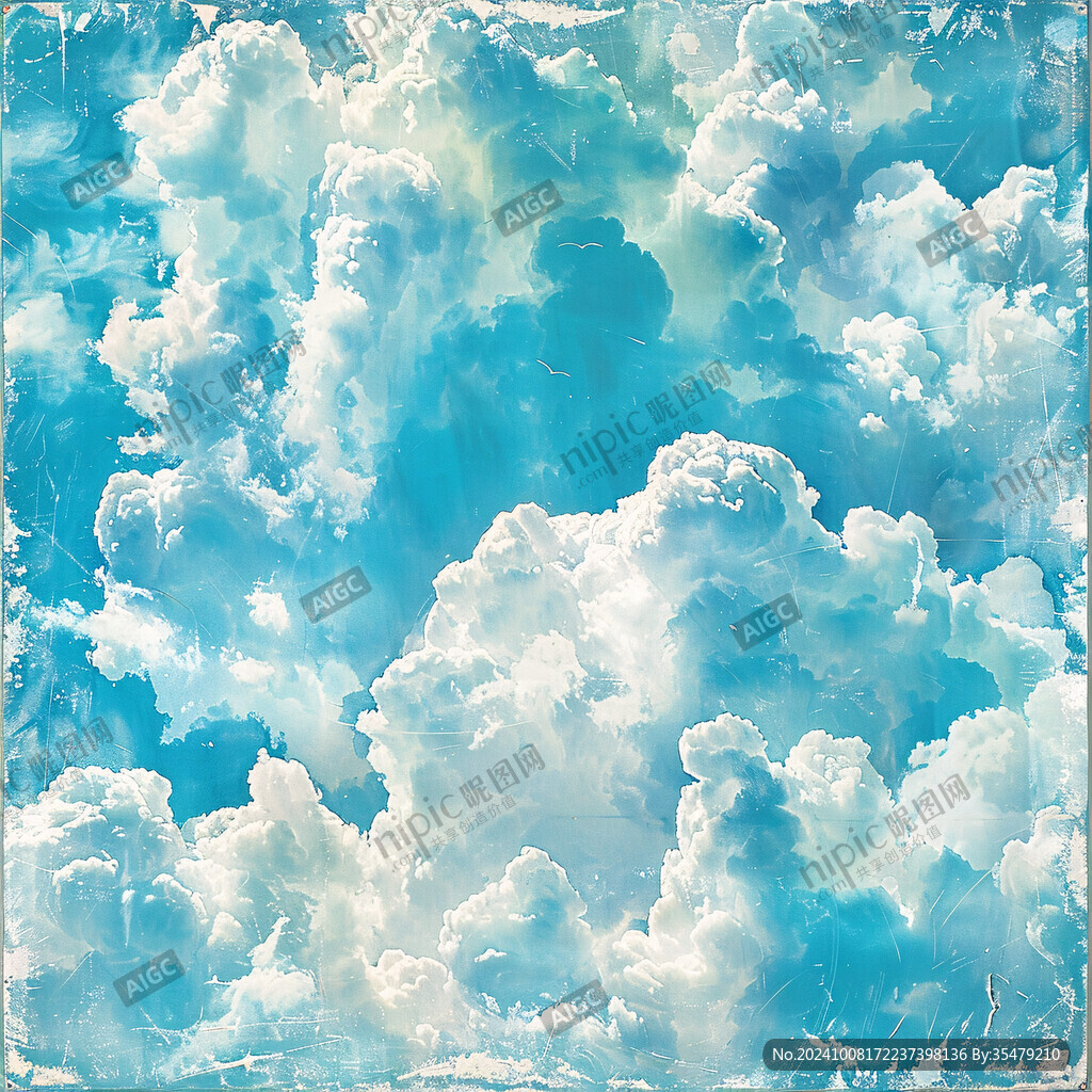 天空立体画