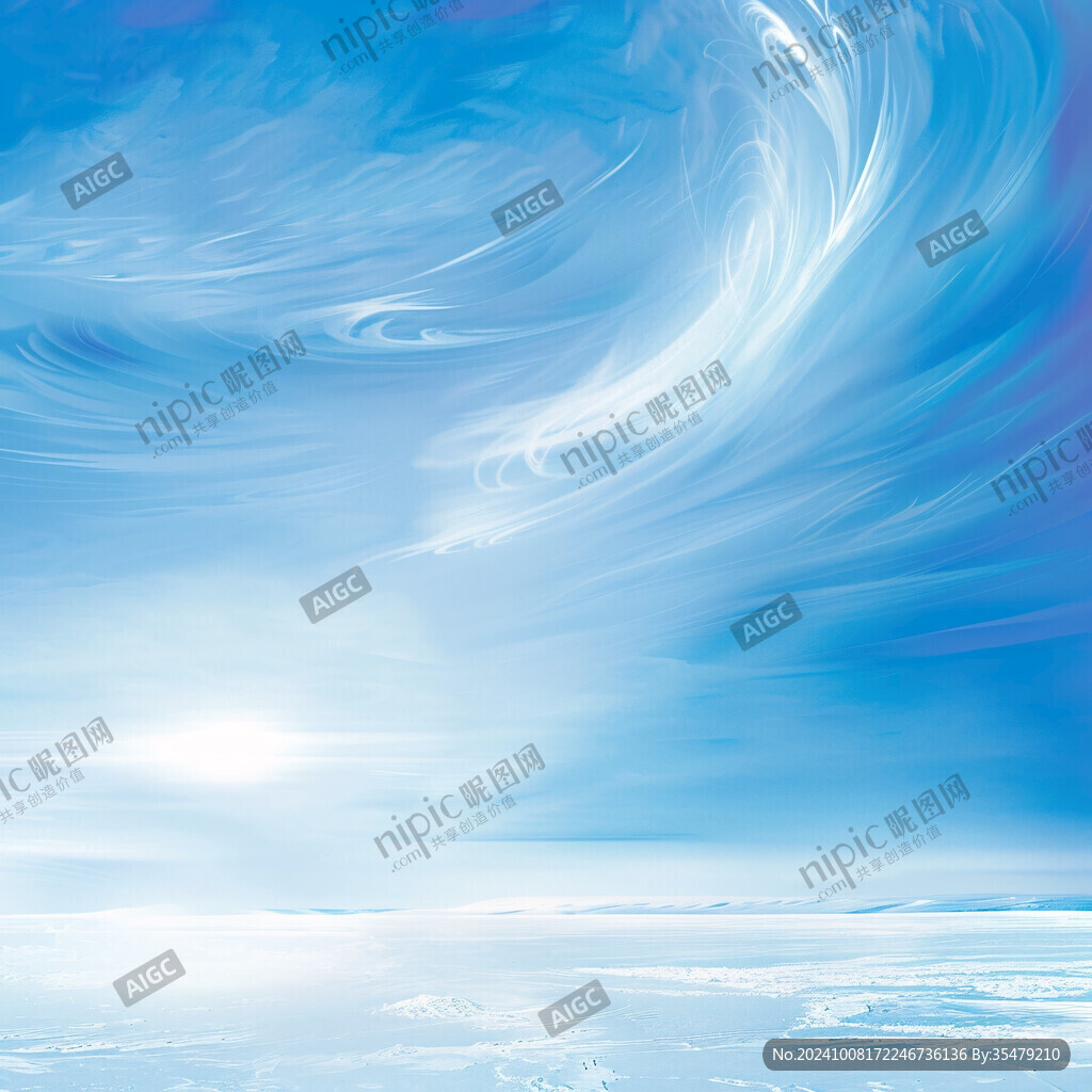 热情橙色静谧蓝色背景