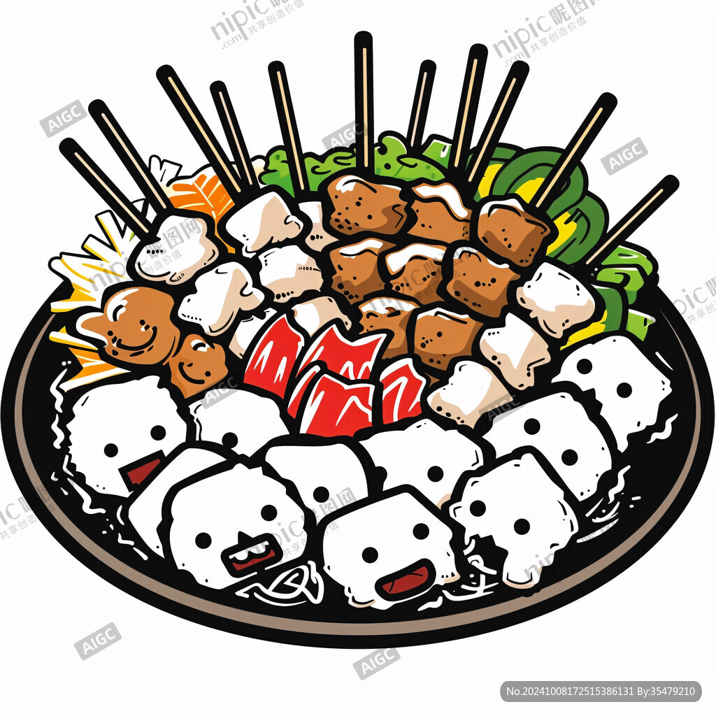 卡通关东煮