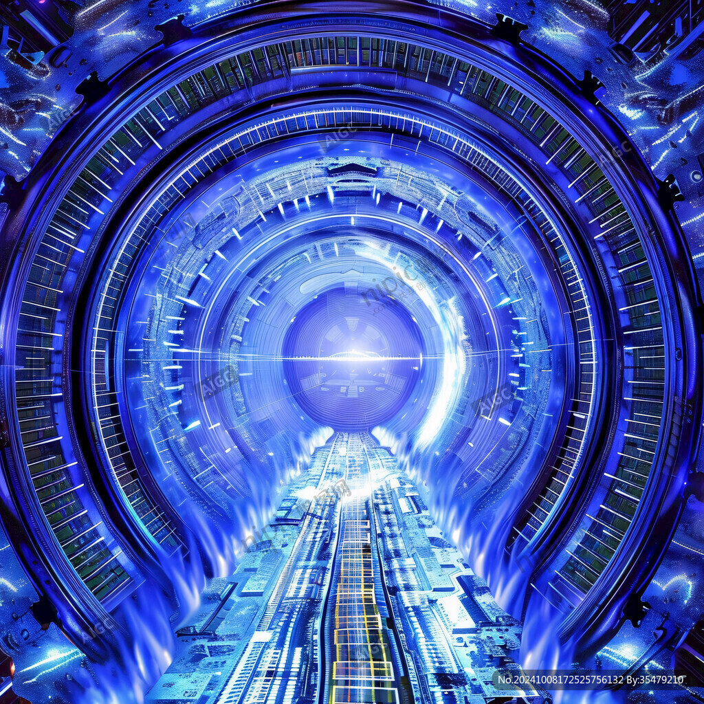 时空隧道科幻背景