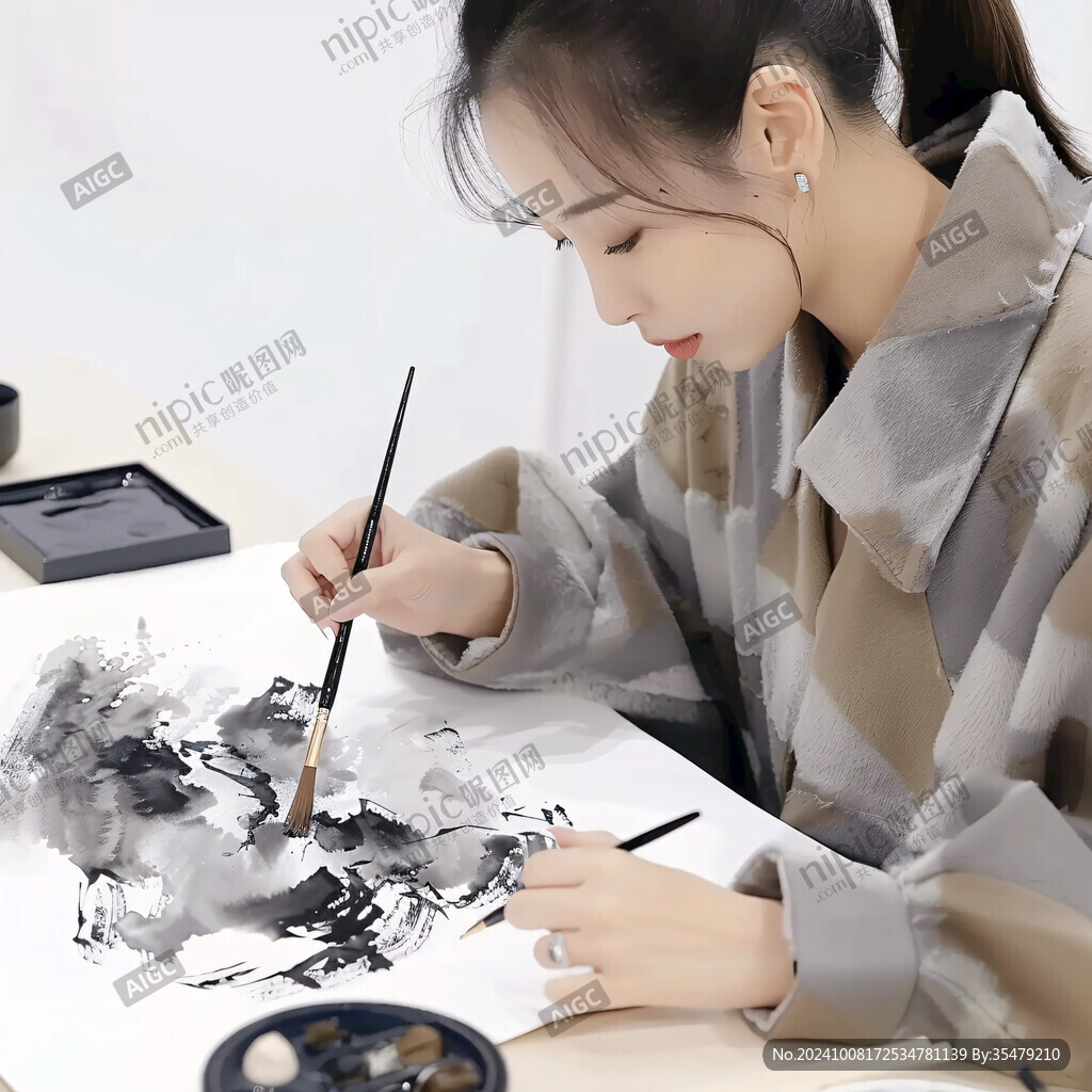 艺考生画画