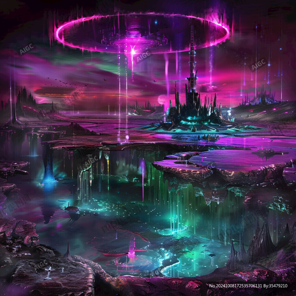 魔幻场景插画