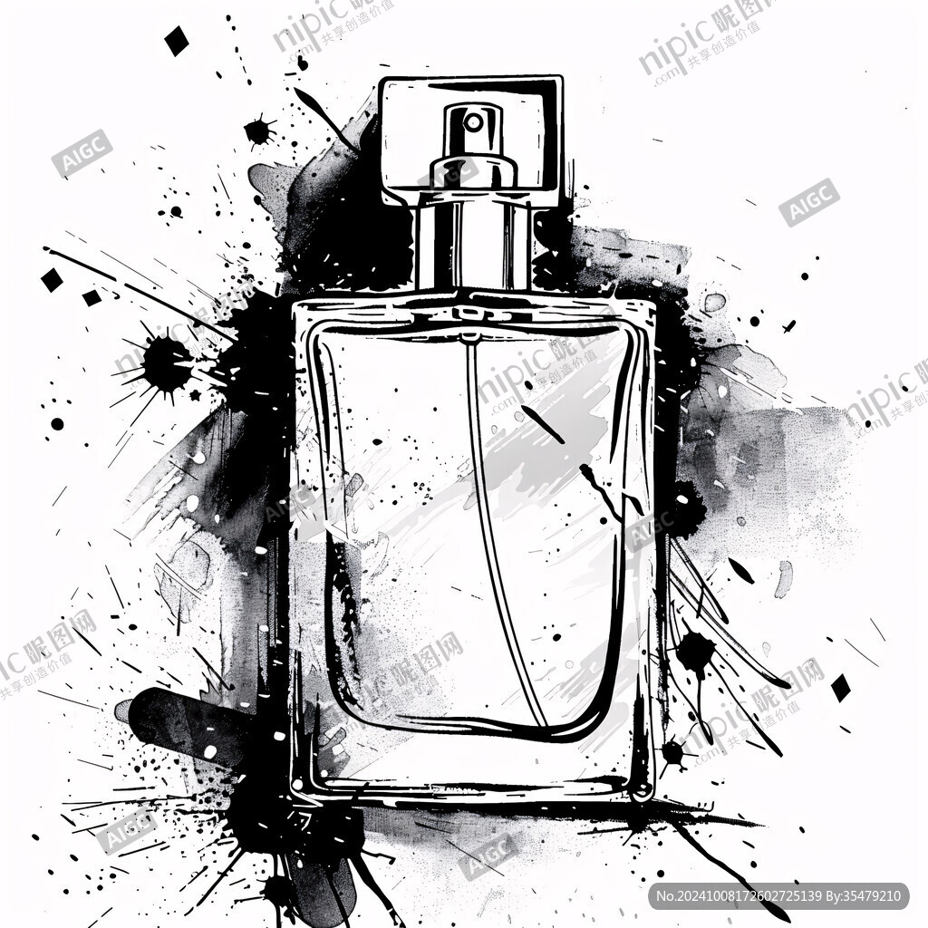 香水插画