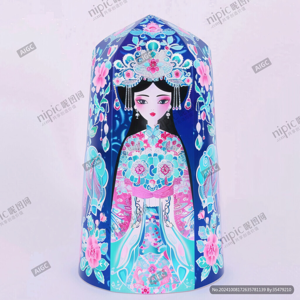 纯手绘陶瓷娃娃