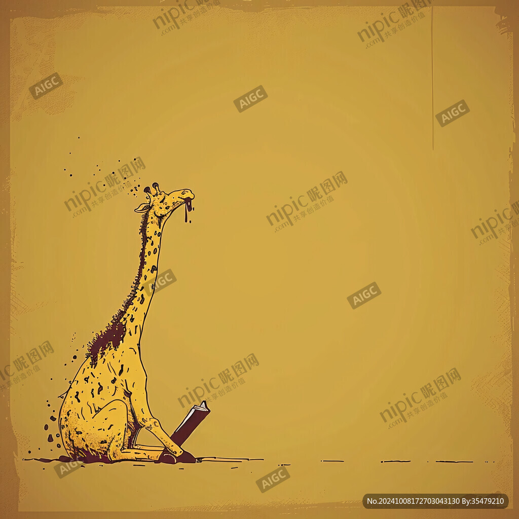 长颈鹿本子封面