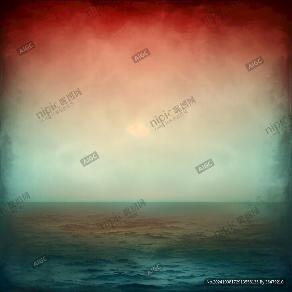 海洋海洋日出装饰画