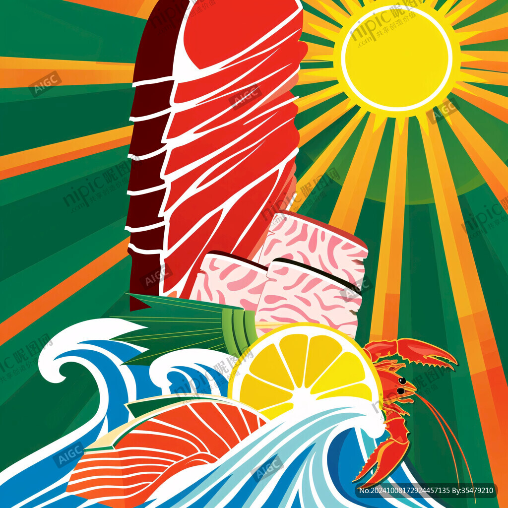海产插画