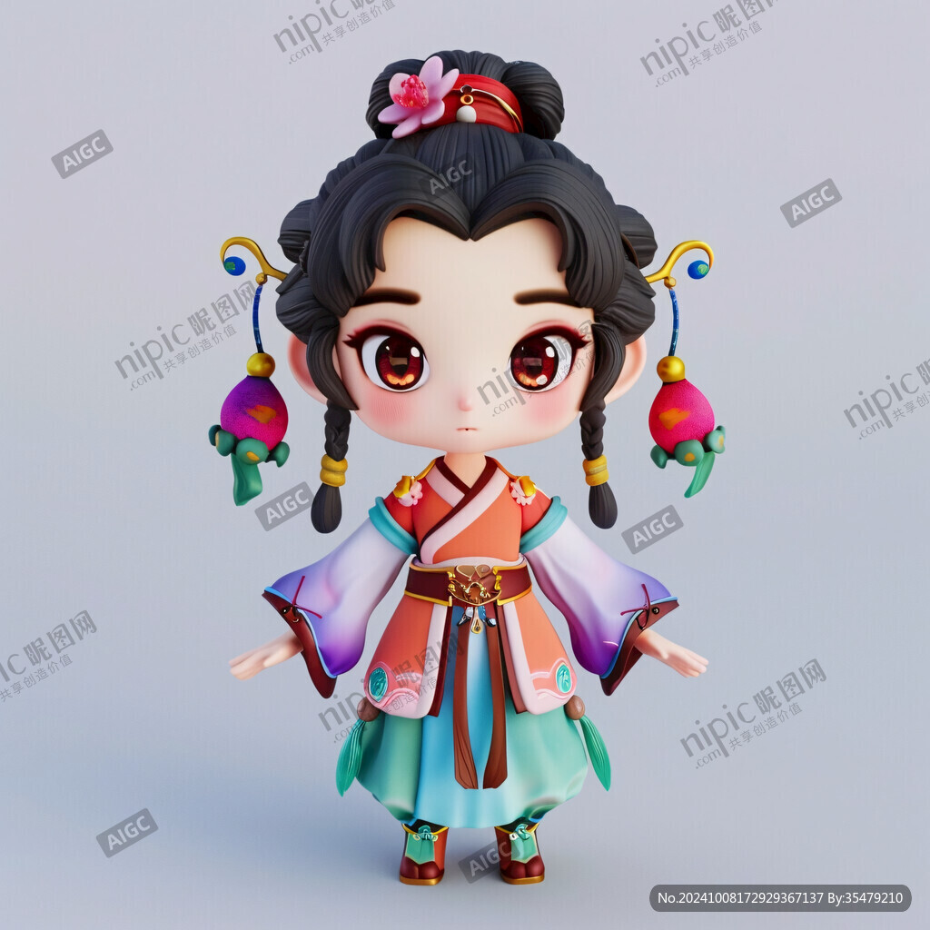 古风少女 甜美可爱