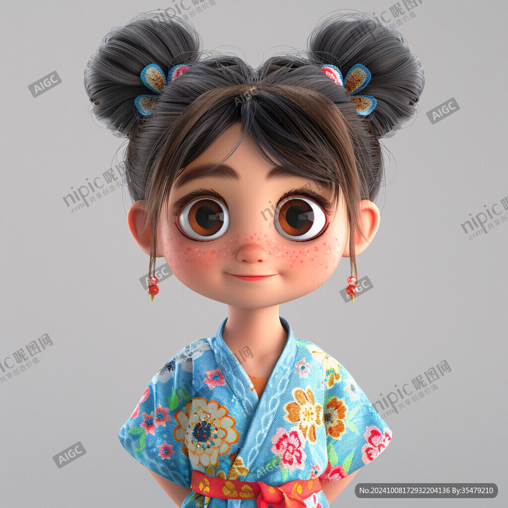 可爱卡通女孩头像