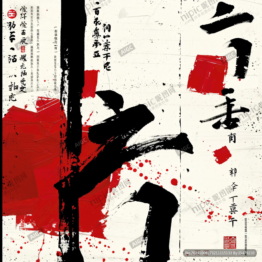 红墨挥洒 行书之美