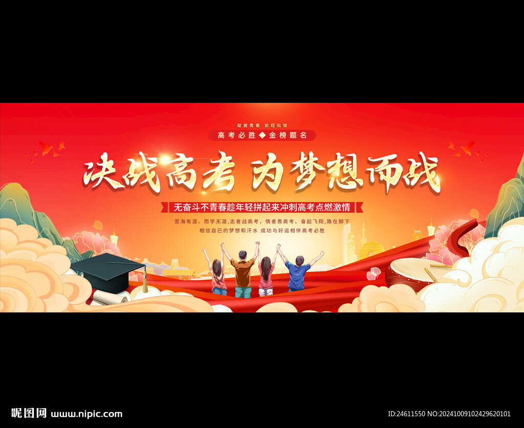 高考誓师大会背景