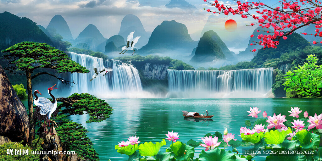 山水风景画