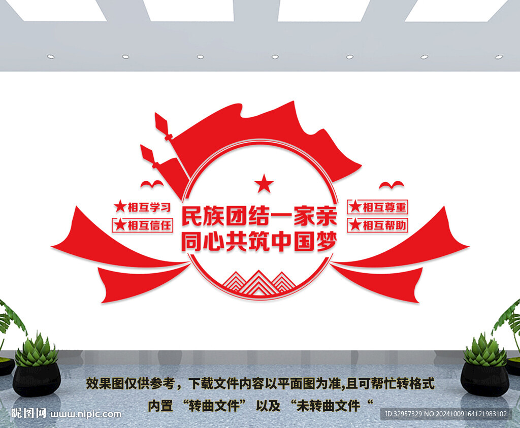 民族团结文化墙