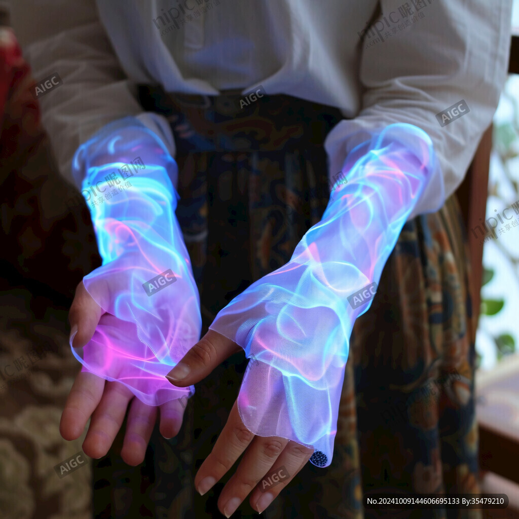 梦幻星空发光袖套