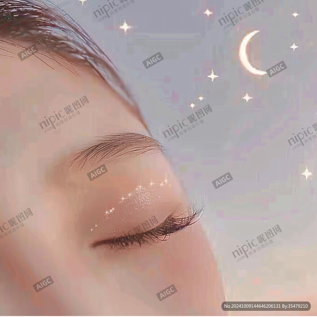 月光下的温柔眼眸