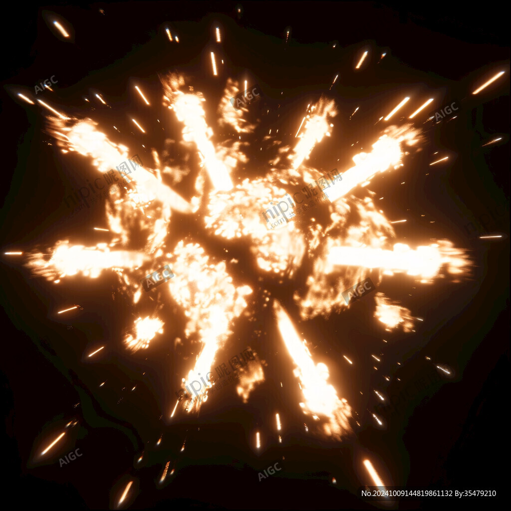 火焰爆炸 能量迸发