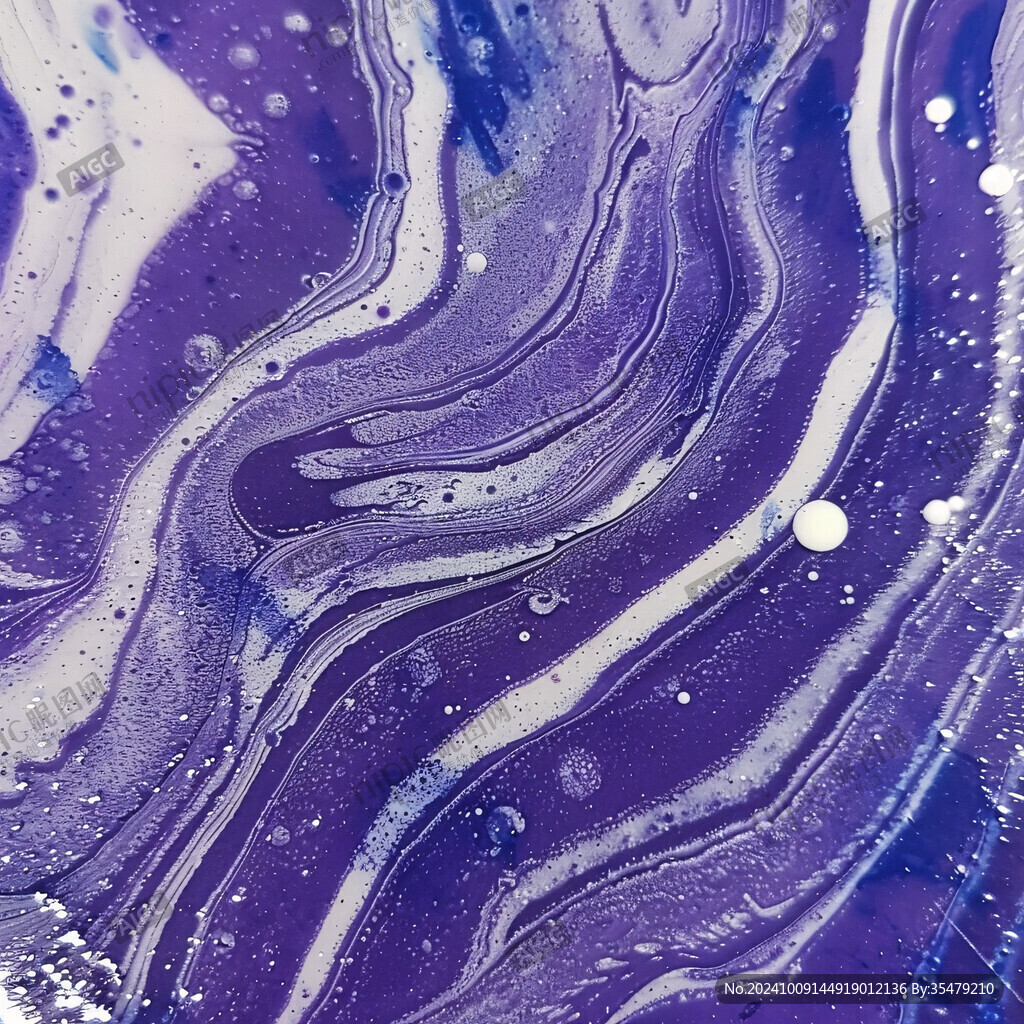 紫色流淌的艺术