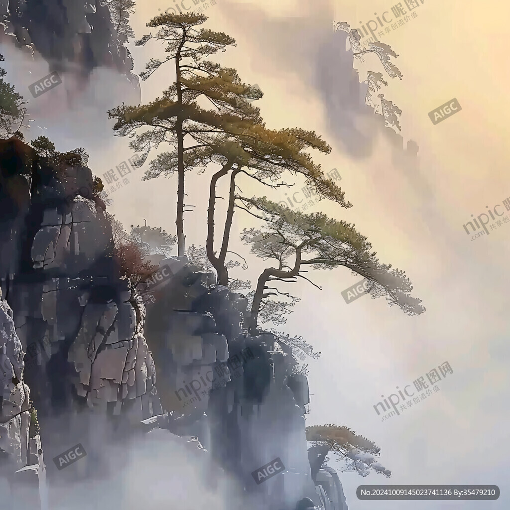 云海松涛 绝美山景