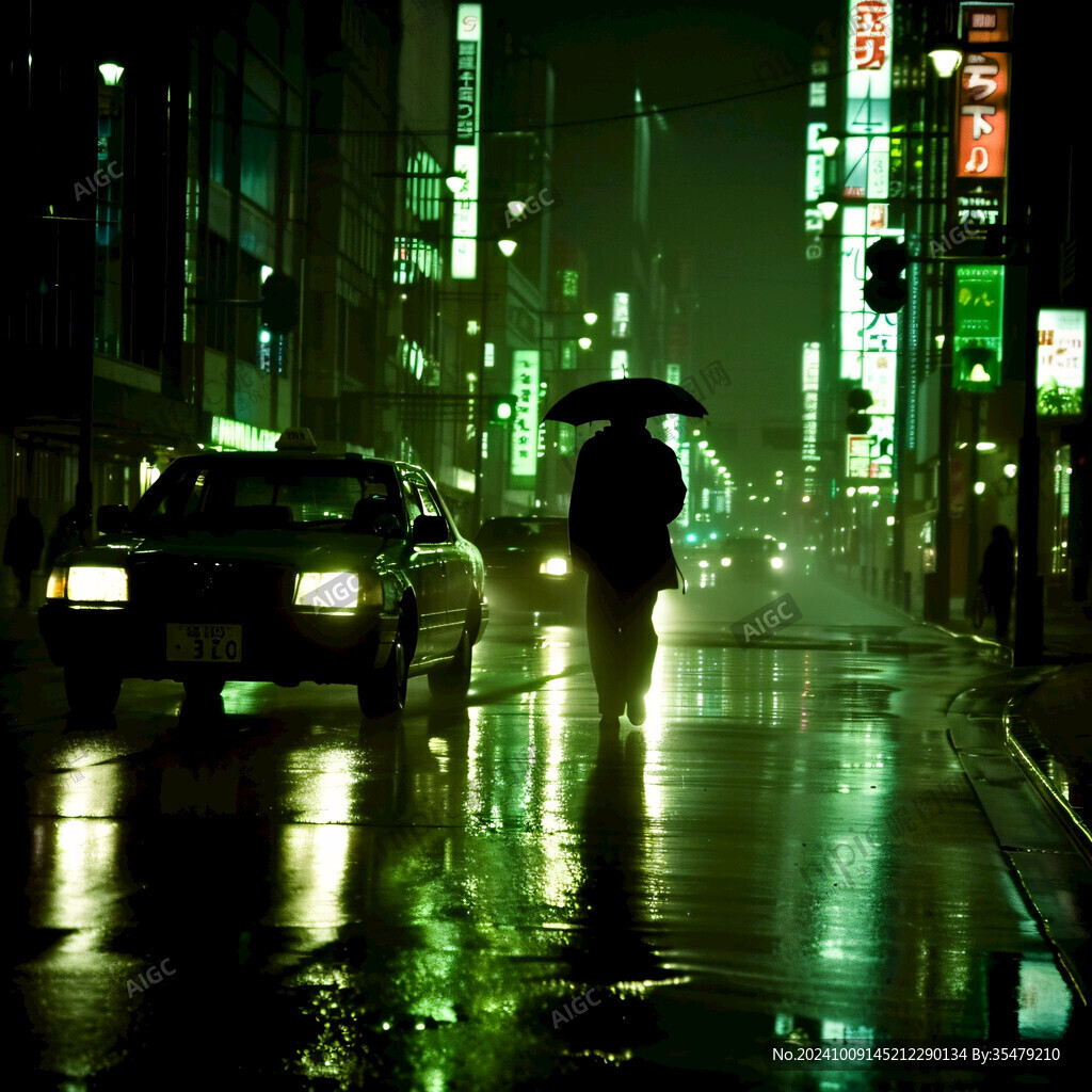 夜雨霓虹 孤独行者