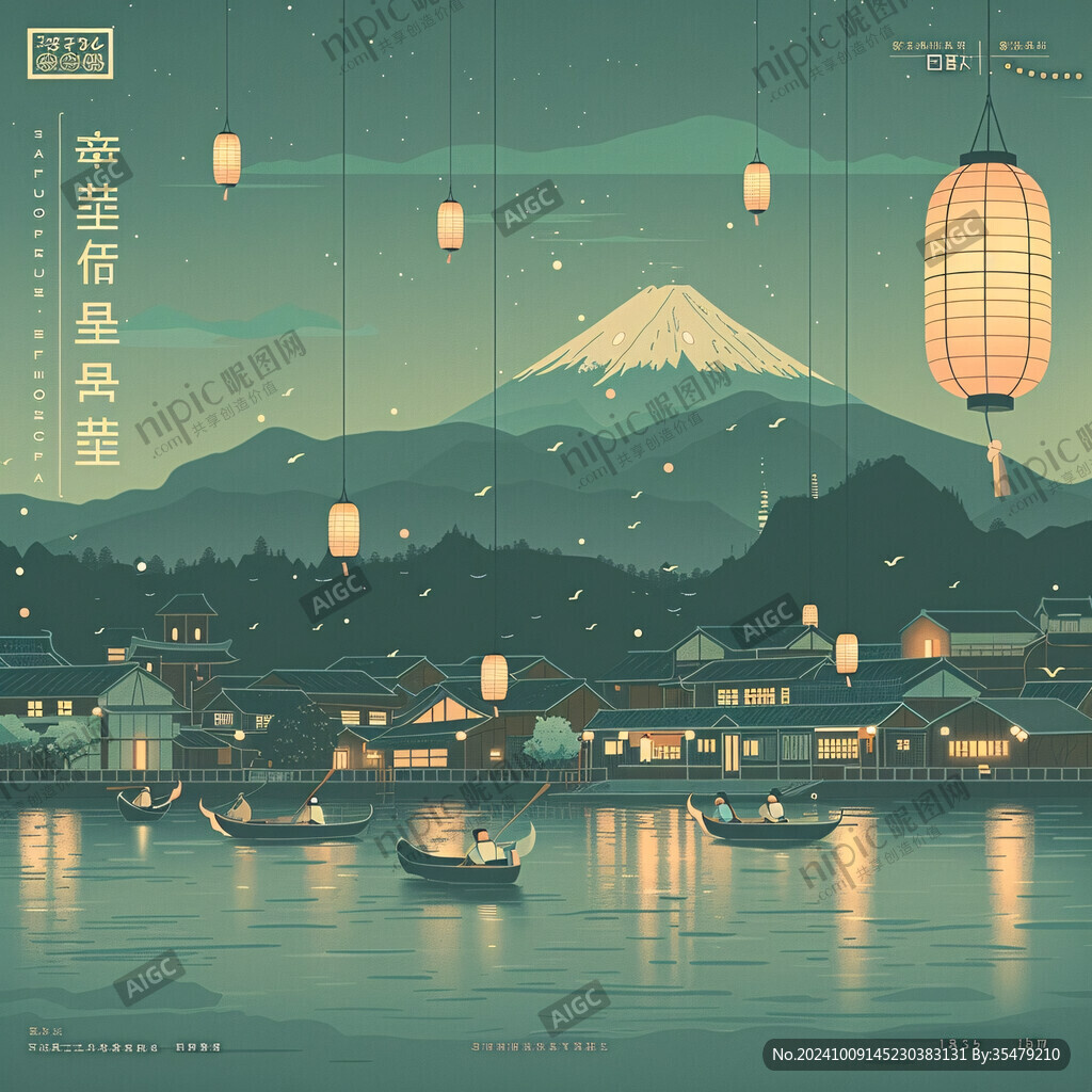 富士山下 夜色温柔