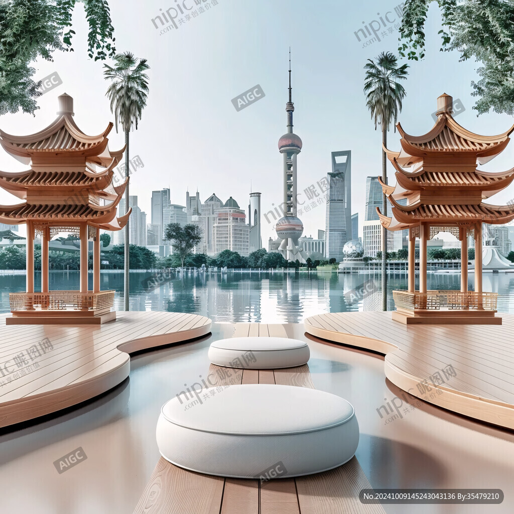 上海 东方明珠下的静谧
