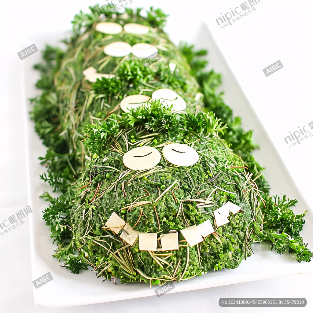 萌系草坪蛋糕