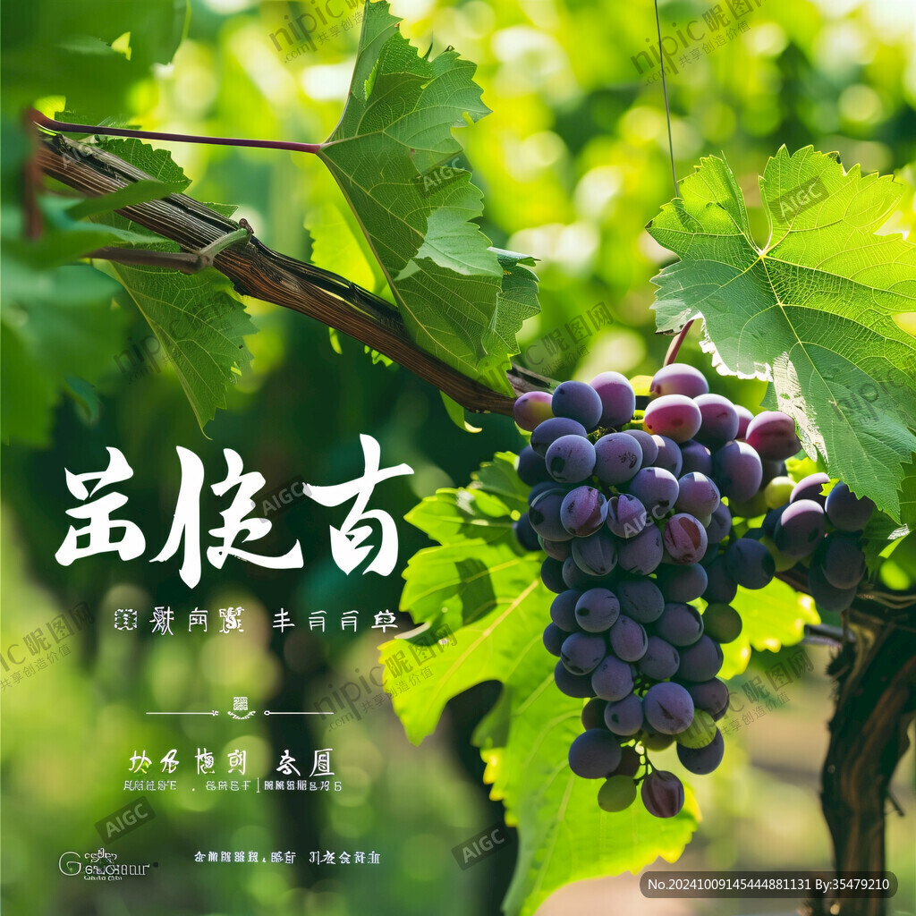 葡萄藤上的丰收